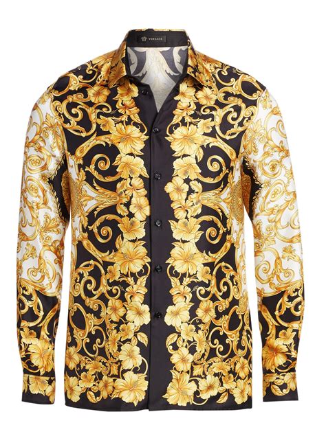 versace big man shirts.